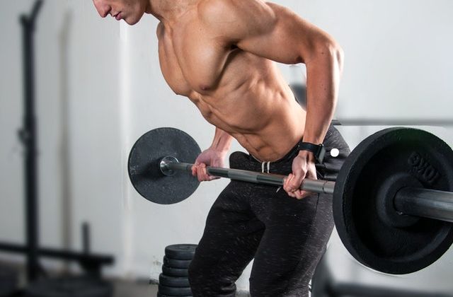 barbell row