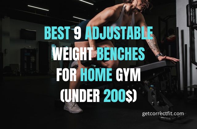 9 adjustable weight benches