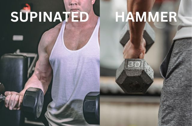 supinated grip vs hammer grip