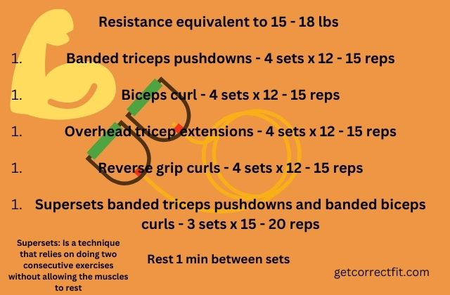 Intermediate arms workout